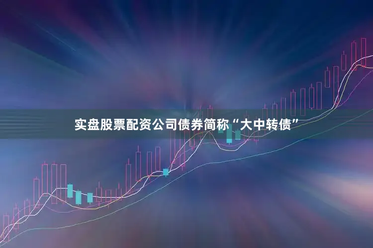 实盘股票配资公司债券简称“大中转债”