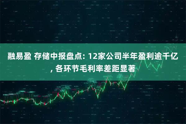 融易盈 存储中报盘点: 12家公司半年盈利逾千亿, 各环节毛利率差距显著